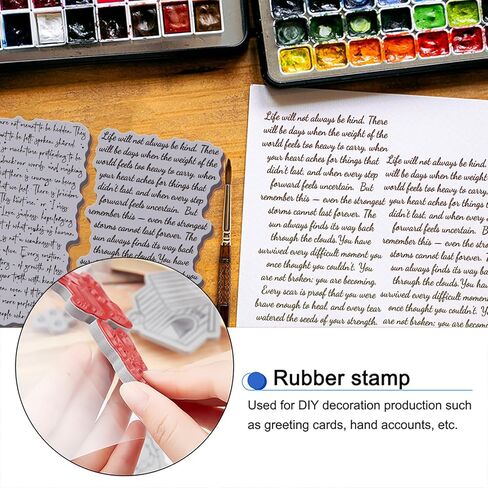GLOBLELAND Vintage Text Words Background Cling Rubber Stamp 22x18cm EVA Cling Mount Stamps Rubber Stamps Set for Card Making Photo Album Decor Decoration DIY Scrapbooking in Saudi Arabia