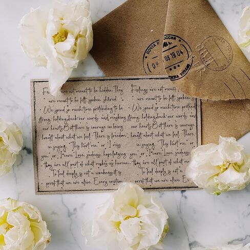 GLOBLELAND Vintage Text Words Background Cling Rubber Stamp 22x18cm EVA Cling Mount Stamps Rubber Stamps Set for Card Making Photo Album Decor Decoration DIY Scrapbooking in Saudi Arabia