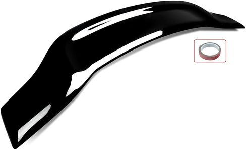 سبويلر أسود لامع متوافق مع 2010-2016 مرسيدس بنز W212 E350 E550 E63 RT Style Trunk Wing Rear Trunk Lip Spoilers مظهر رياضي in Kuwait