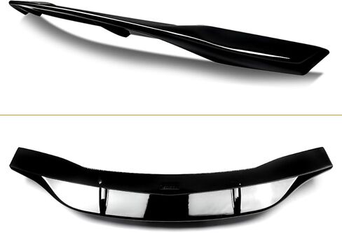 سبويلر أسود لامع متوافق مع 2010-2016 مرسيدس بنز W212 E350 E550 E63 RT Style Trunk Wing Rear Trunk Lip Spoilers مظهر رياضي in Kuwait