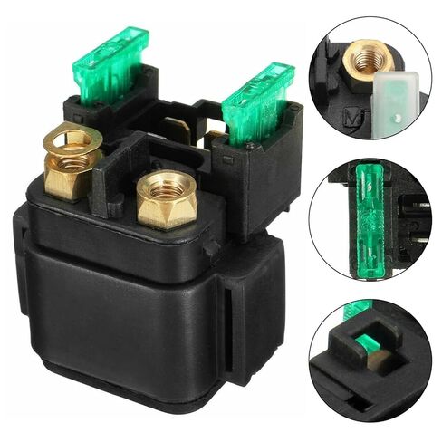 Starter Solenoid Relay Compatible 12V Professional Motor Starter Relay Solenoid Sturdy Motorbike(B 1Pcs) in Saudi Arabia