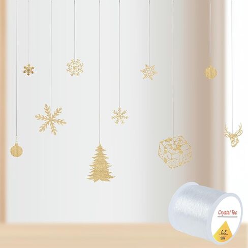 SUTOUG 0.8 مم سلسلة مرنة للأساور، سلك مرن كريستال 100 متر لسوار الخرز والمجوهرات DIY صنع الحرف اليدوية والأساور والقلائد in Kuwait