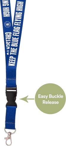 Desert Cactus Chelsea FC Lanyard Vinyl London Blue Lions Club كرة القدم كرة القدم مفاتيح السيارة معرف شارة حامل سلسلة مفاتيح قابلة للفصل مشبك مشبك (حبل C) in Saudi Arabia