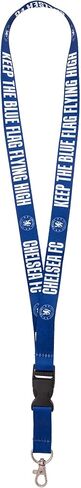 Desert Cactus Chelsea FC Lanyard Vinyl London Blue Lions Club كرة القدم كرة القدم مفاتيح السيارة معرف شارة حامل سلسلة مفاتيح قابلة للفصل مشبك مشبك (حبل C) in Saudi Arabia