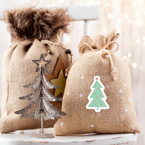 Fancy Land 500 Pcs Christmas Tree Stickers Boho Christmas Holiday Kids Adults Party Decorations in Saudi Arabia