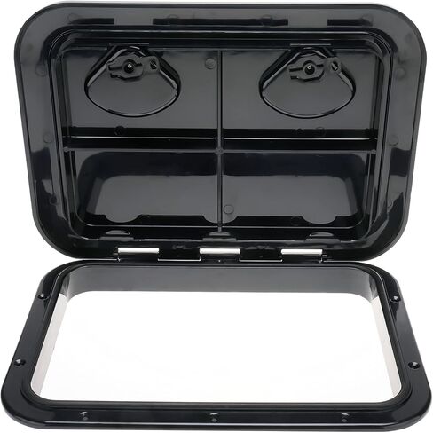 Amarine Made Marine Deck Hatch Hatch Access Hatch & Lid 12-3/8" X 17-1/4" - أبيض - 315 مم × 440 مم (أبيض) in Saudi Arabia