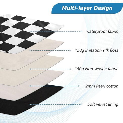 Checkerboard Plaid Laptop Sleeve Bag Case for Women Men 14 inch Portable Carrying Bag Protective Case Briefcase for Work Business Office Travel in Saudi Arabia