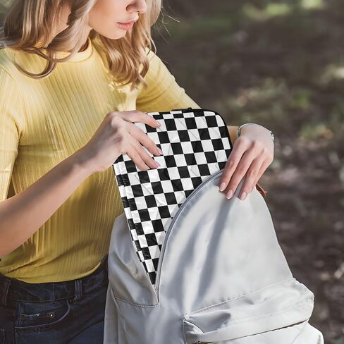 Checkerboard Plaid Laptop Sleeve Bag Case for Women Men 14 inch Portable Carrying Bag Protective Case Briefcase for Work Business Office Travel in Saudi Arabia