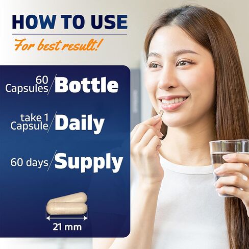 Vitamatic Bacillus Subtilis 10 Billion per DR Capsule - 60 Count - Digestive, Gut & Immune Health Support - Made with Prebiotic Inulin Fiber in Saudi Arabia