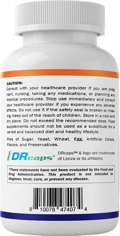 Vitamatic Bacillus Subtilis 10 Billion per DR Capsule - 60 Count - Digestive, Gut & Immune Health Support - Made with Prebiotic Inulin Fiber in Saudi Arabia