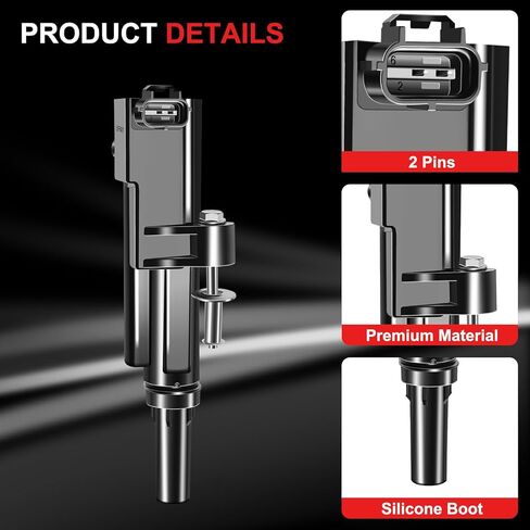 UF601 Ignition Coils Pack (V8 4.7L) Fits for Jeep Commander Grand Cherokee 2008 2009 2010; Fits for Dodge Dakota Durango, Fits for Ram 1500 2011-2013, Fits for Chrysler Aspen 2008-2009 in Saudi Arabia