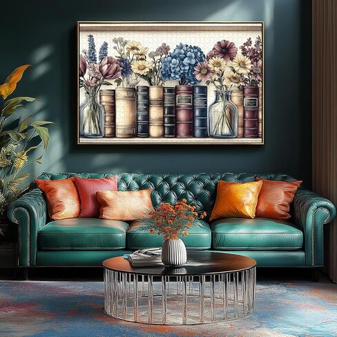 ألغاز مكونة من 500 قطعة للبالغين، مجموعة كتب Wildflower Vintage وألغاز الصور المقطوعة للزهور للبالغين، والأسرة، والديكور، ولعبة الحفلات، الحجم النهائي 23 بوصة × 15 بوصة in Kuwait