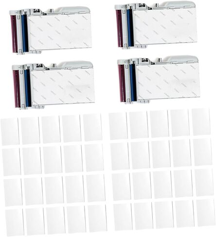 Photo Papers for CP2100 Mini Printer DIY Projects Creative Paper Cartridge Fingerprints Waterproof Sticky Back, 40 Sheets in Saudi Arabia