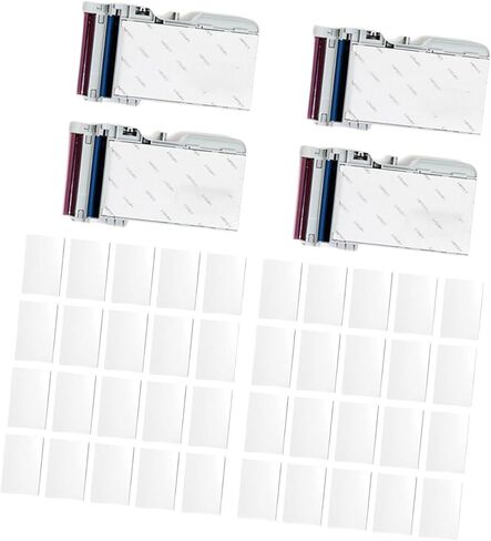 Photo Papers for CP2100 Mini Printer DIY Projects Creative Paper Cartridge Fingerprints Waterproof Sticky Back, 40 Sheets in Saudi Arabia