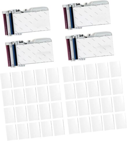 Photo Papers for CP2100 Mini Printer DIY Projects Creative Paper Cartridge Fingerprints Waterproof Sticky Back, 40 Sheets in Saudi Arabia