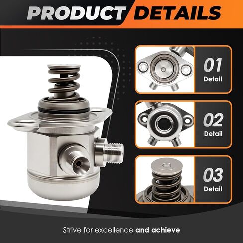 LR066512 HM10018 High Pressure Fuel Pump Compatible with Range Rover LR4 Defender 110 Defender 90 Discovery Range Rover Sport Range Rover V6 3.0L V8 5.0L LR035527 LR081595 LR032174 (Premium Version) in Saudi Arabia
