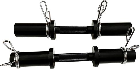 مقبض الدمبل الأوليمبي قضبان الدمبل القابلة للتحميل تناسب ألواح الوزن الأولمبية مقاس 2 بوصة مثالية لتدريب القوة في صالة الألعاب الرياضية المنزلية in Kuwait