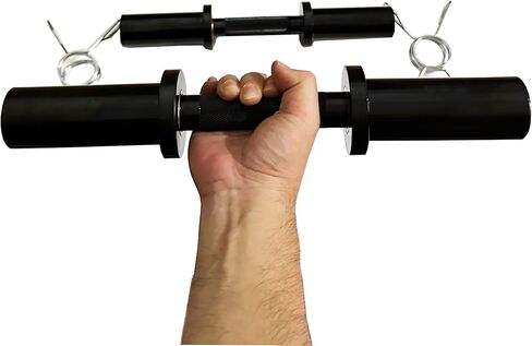 مقبض الدمبل الأوليمبي قضبان الدمبل القابلة للتحميل تناسب ألواح الوزن الأولمبية مقاس 2 بوصة مثالية لتدريب القوة في صالة الألعاب الرياضية المنزلية in Kuwait