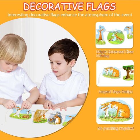 Guess How Much I Love You Fairy Tales Kindergarten Banner Decorations Fiesta Birthday Party Decorations Classroom Banner Wall Decor in Saudi Arabia