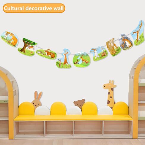Guess How Much I Love You Fairy Tales Kindergarten Banner Decorations Fiesta Birthday Party Decorations Classroom Banner Wall Decor in Saudi Arabia