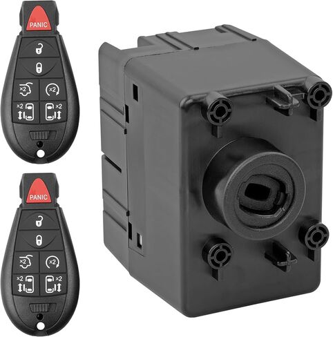 68210150AB Wireless Ignition Module Switch with Key Fob Compatible with 2008-2010 Dodge Charger Challenger Magnum, Chrysler 300 Ram 1500 2500 3500 Jeep Grand Cherokee Commander in Saudi Arabia