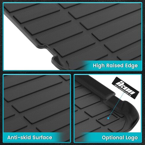 FREEMOTOR802 متوافق مع 2015-2024 MINI Cooper F55 Hardtop 4-Door Trunk Mat، بطانة حماية السجاد الخلفية السوداء TPE البلاستيك الحراري المطاط الصناعي لجميع الأحوال الجوية غطاء صينية التمهيد وسادة حماية in Saudi Arabia