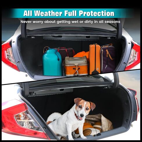 FREEMOTOR802 متوافق مع 2015-2024 MINI Cooper F55 Hardtop 4-Door Trunk Mat، بطانة حماية السجاد الخلفية السوداء TPE البلاستيك الحراري المطاط الصناعي لجميع الأحوال الجوية غطاء صينية التمهيد وسادة حماية in Saudi Arabia