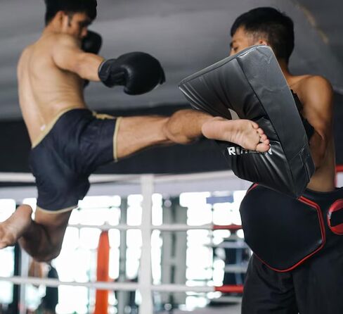 وسادة درع الجسم 3 في 1 من كومو - أسود 24x16 بوصة مع لفافات يدوية وحقيبة تخزين in Kuwait