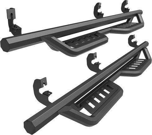 لوحات الجري TAC Sidewinder تناسب 2015-2025 Chevy Colorado/GMC Canyon Crew Cab 4 بوصة قطرة جانبية خطوة Nerf Bar Rocker Slider Pickup Truck الملحقات الخارجية قطعتان in Saudi Arabia
