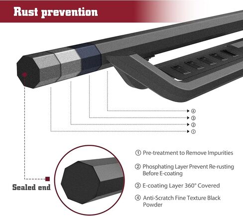 لوحات الجري TAC Sidewinder تناسب 2015-2025 Chevy Colorado/GMC Canyon Crew Cab 4 بوصة قطرة جانبية خطوة Nerf Bar Rocker Slider Pickup Truck الملحقات الخارجية قطعتان in Saudi Arabia