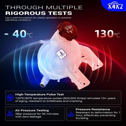 603-841 خزان خزان تدفق المبرد مع غطاء لـ 2015-2021 Jeep Renegade/2016-2018 Fiat 500X يستبدل #52052767، 68327756AA in Saudi Arabia