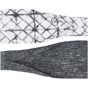 Maven Thread Campfire, Workout Headbands for Women, Wide Headbands for Women, Sports Running Headband for Exercise, Gym hairband Athletic Workouts and Yoga 4" Thick Non Slip Sweatbands for Women 2Pack in Saudi Arabia