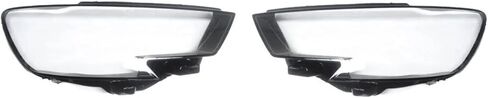 L/R Headlights Shell Compatible For Audi A3 S3 2017 2018 2019 2020 Headlights Lens Cover Transparent Lampshade Clear Car Headlamp Cover in Saudi Arabia