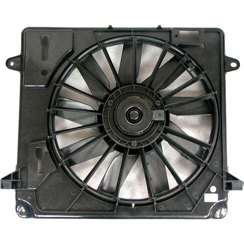 Dual Radiator and Condenser Fan Assembly for Jeep Wrangler 2007 2008 2009 2010 2011 Replacement 55057123AB, 55056642AD 1x in Saudi Arabia