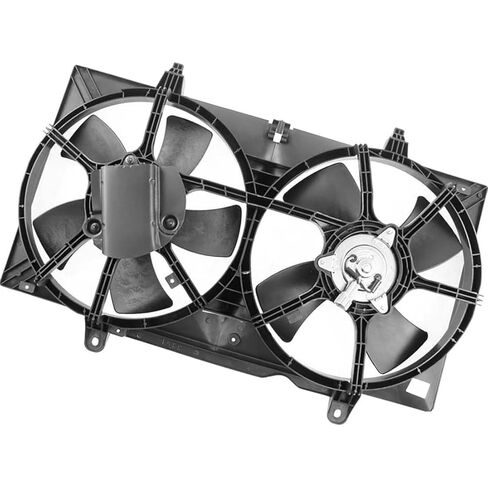 Dual Radiator and Condenser Fan Assembly for Nissan Altima,Maxima 2002 2003 2004 2005 2006 2007 2008 1 Pcs in Saudi Arabia