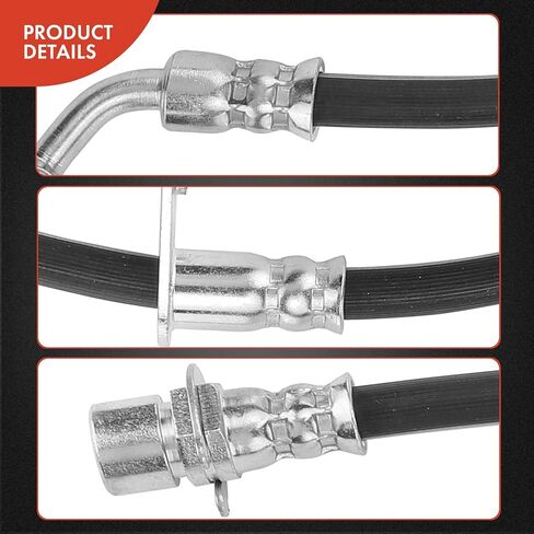 A-Premium Rear Driver and Passenger Brake Hydraulic Hose Compatible with Select Chevy and GMC Models - Equinox 2013-2016, Terrain 2013-2016(Pack of 2) in Saudi Arabia