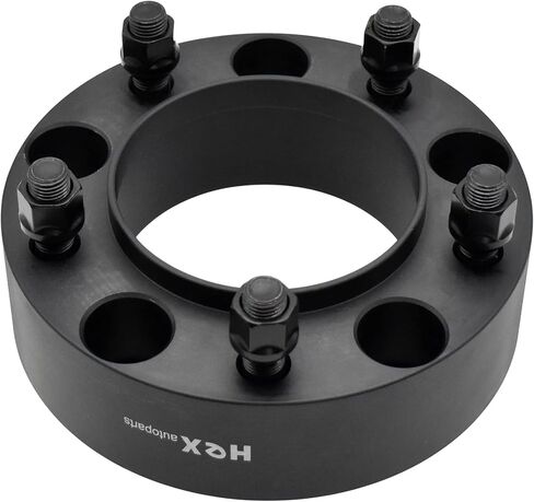 Hex Autoparts 2" 5x150 Black Hubcentric Wheel Spacers Adapters 4pcs 110mm CB with 14x1.5 Studs Compatible with Toyota Tundra Sequoia Land Cruiser Lexus LX570 in Saudi Arabia
