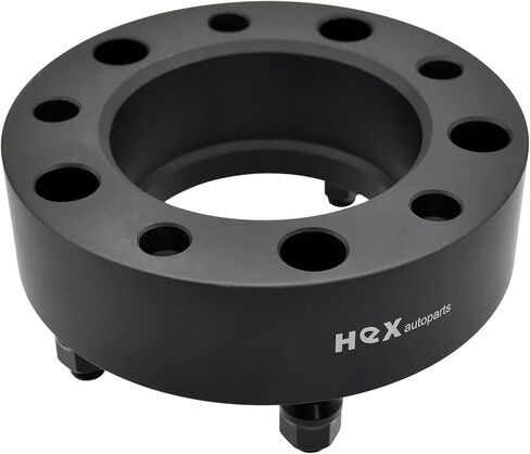 Hex Autoparts 2" 5x150 Black Hubcentric Wheel Spacers Adapters 4pcs 110mm CB with 14x1.5 Studs Compatible with Toyota Tundra Sequoia Land Cruiser Lexus LX570 in Saudi Arabia