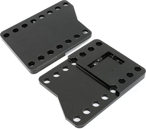 ECOTRIC Universal Snowplow Mount Drop Bracket Lift Heavy Duty Steel Black in Saudi Arabia