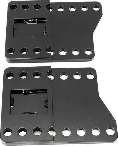 ECOTRIC Universal Snowplow Mount Drop Bracket Lift Heavy Duty Steel Black in Saudi Arabia