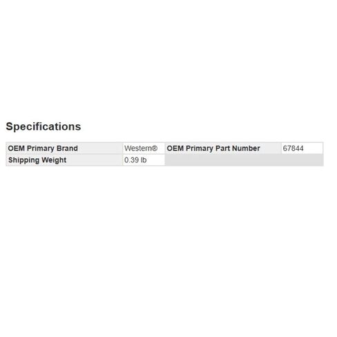Buyers Products 1304415, SAM Stand Lock Pin Kit to fit Western Plows in Saudi Arabia