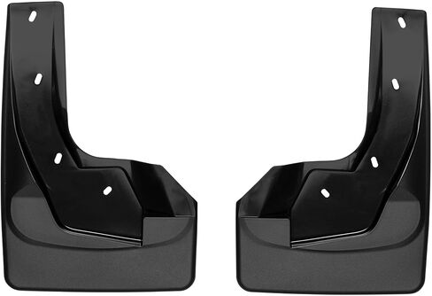 Weathertech Custom No Drill Splash Guard Mudflaps لـ RAM Ram 1500، Ram Truck 1500 - الزوج الأمامي (110092)، أسود in Saudi Arabia