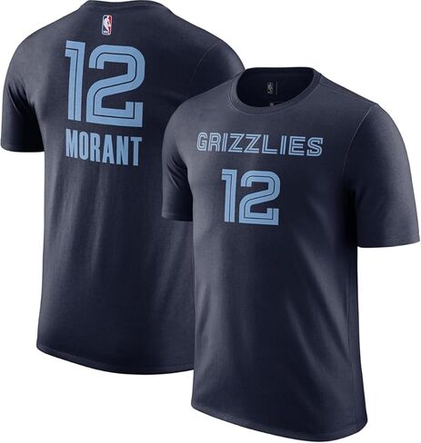 تي شيرت Ja Morant Memphis Grizzlies NBA Kids Youth 4-20 Navy Icon Edition Performance Player in Saudi Arabia
