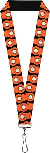 Buckle-Down Comedy Central Lanyard, South Park Kenny Flip Poses Black, Elastic in Saudi Arabia