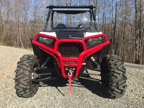 اللوحات الطينية ذات الحاجز الممتد من HECASA المتوافقة مع Polaris RZR S 900 RZR S 1000 2015-2019 RZR S 4 900 2015-2016 4 قطع UTV Mud Guards Flap Set مجموعة أمامية وخلفية in Saudi Arabia