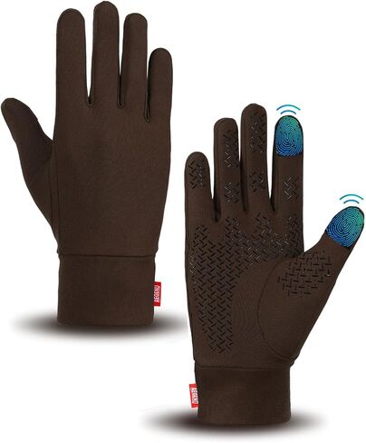 Aegend Lightweight Running Gloves Warm Gloves Mittens Liners Women Men Touch Screen Gloves Cycling Bike Sports Compression Gloves for Winter Early Spring Or Fall, 6 Colors, 3 Sizes in Kuwait