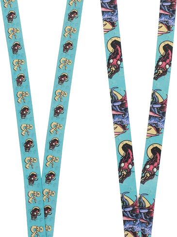 Dungeons & Dragons Mindflayer Blue Lanyard With ID Sleeve in Saudi Arabia