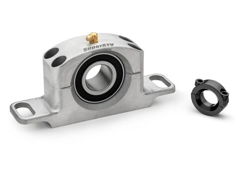 SuperATV Billet Aluminum Heavy Duty Carrier Bearing for 2016+ Can-Am Maverick X3 | Includes Remote Grease Line | Greaseable self-aligning Bearing in Saudi Arabia