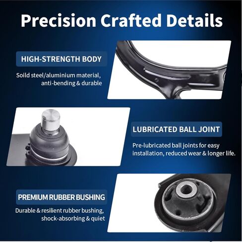 Suspension Kit Front Lower Control Arm with Ball Joint Left Right Side Assembly Kit Compatible With 2009 2010 2011 2012 2013 2014 Cube Versa K620566 K620567 in Saudi Arabia