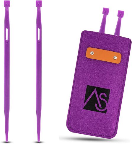 ملحق الخياطة متعدد الوظائف من That Purple Thang لمشاريع الخياطة اليدوية (قطعتان باللون الأرجواني) مع حامل ثانج من اللباد in Kuwait